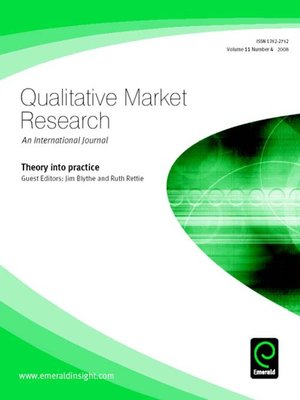 cover image of Qualitative Market Research: An International Journal, Volume 11, Issue 4